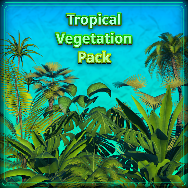 [VRC] Tropical Vegetation Pack  熱帯植物パック