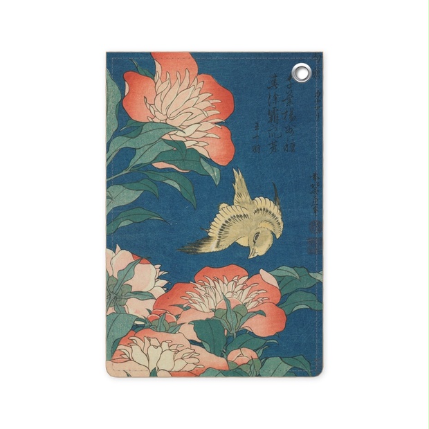 美品 ダイアナ 絵画シリーズ 葛飾北斎 芍薬カナアリ ポインテッド