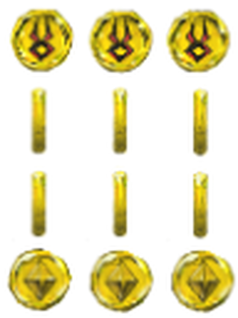 pictSQUARE用アバター　金貨（HADES）