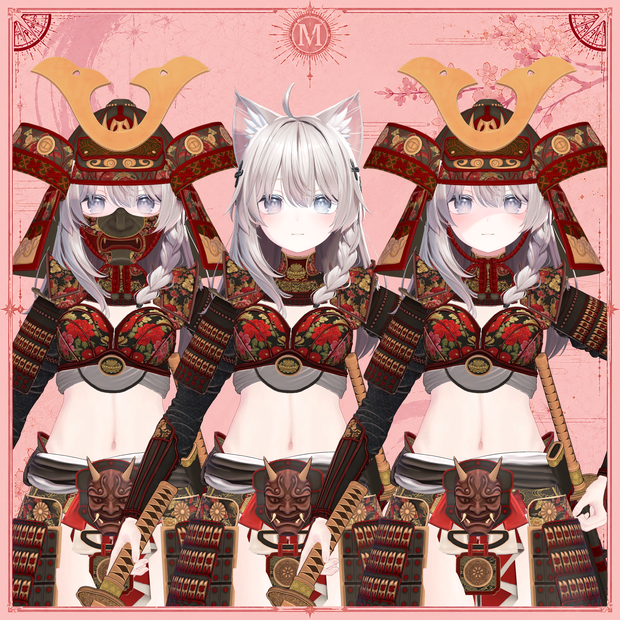 The Samurai of Flowers [花の侍] (7アバター 対応)