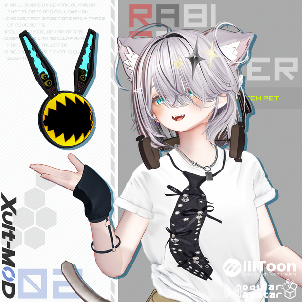 【期間限定無料】RABI BALL ORBITER【VRCHAT】【アバターアクセサリー】