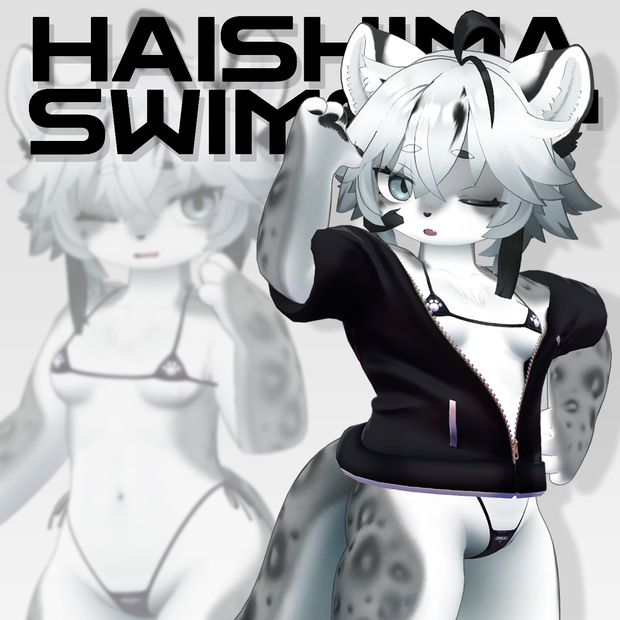 ビキニパーカー-HaishimaSwimsuit-（灰島ちゃん用）