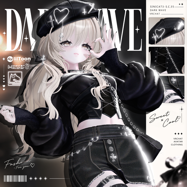 ✨セール中✨𝐒.𝐂.𝟑𝟓  【20 Avatars】 DARKWAVE