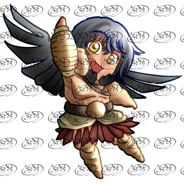 イラスト素材　立ち絵　グラディエーター 　SDキャラ