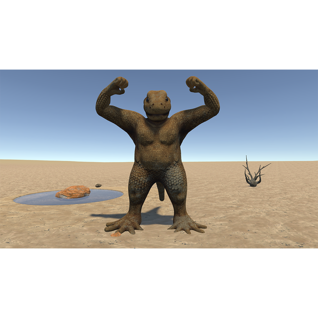 【オリジナル3Dモデル】トカゲの亜人Scaledian（スケイルディアン）