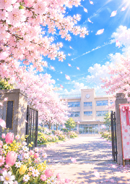     桜と新生活