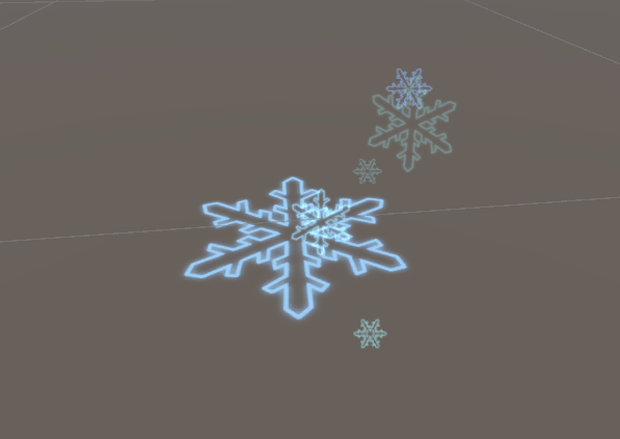 雪の足跡エフェクト