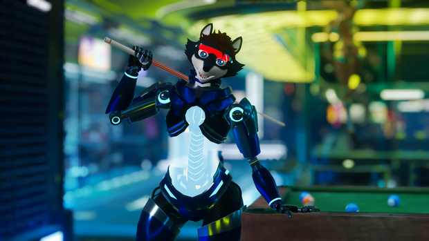 Cyberwolf Tyller - Vrchat PC + Quest