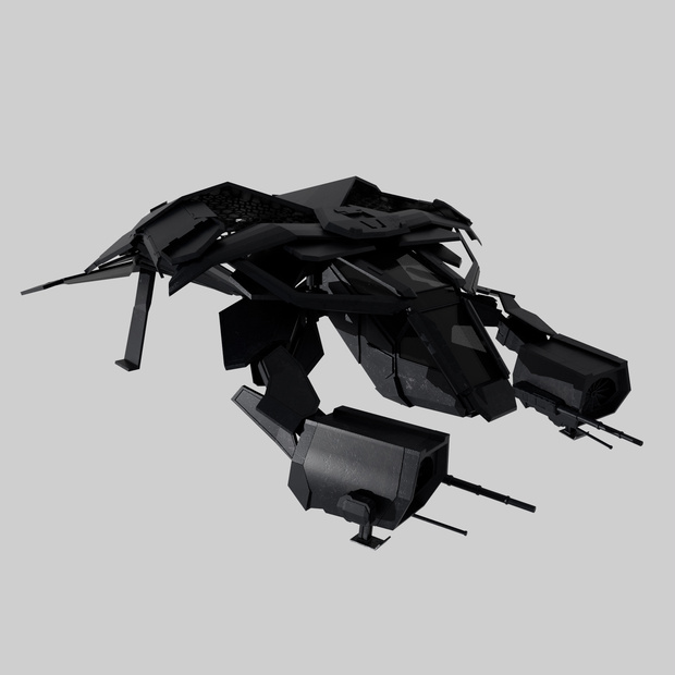 【CG Asset】batman batwing バットウィング