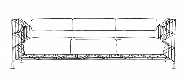 【素材】現代的なソファ