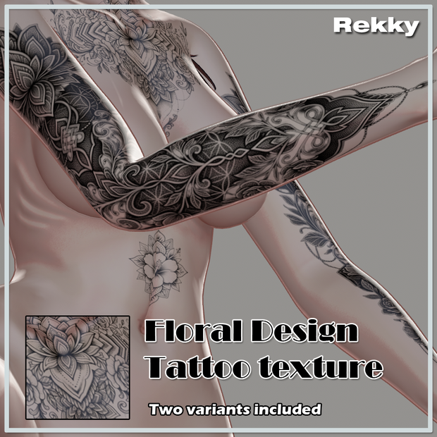 MAYO / まよ - FloralDesign Tattoo Texture