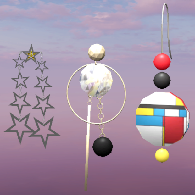 個性派ピアス　Fancy earrings　
