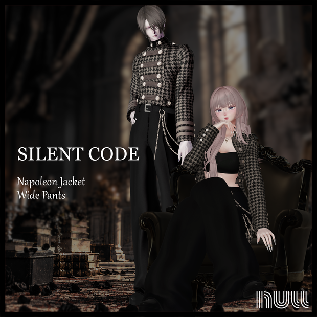 【SALE】SILENT CODE｜Napoleon Jacket & Wide Pants