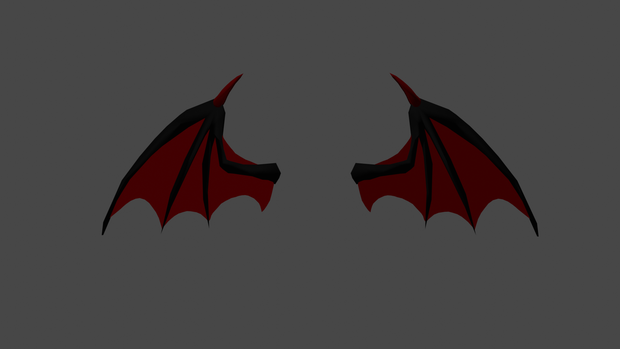 [Free] Simple Red & black Wings V2