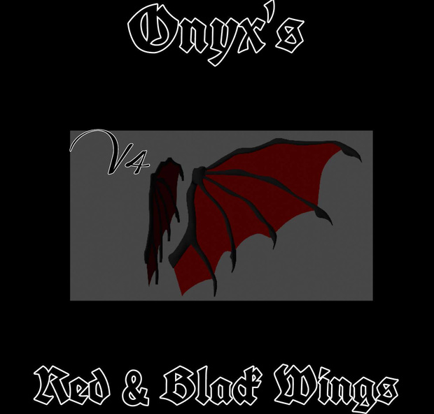 [FREE] Red & Black Wings V4