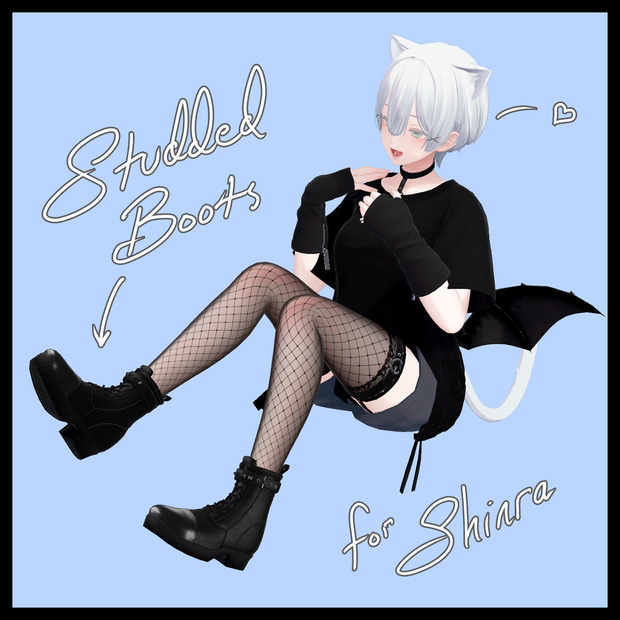 Studded Boots for Shinra