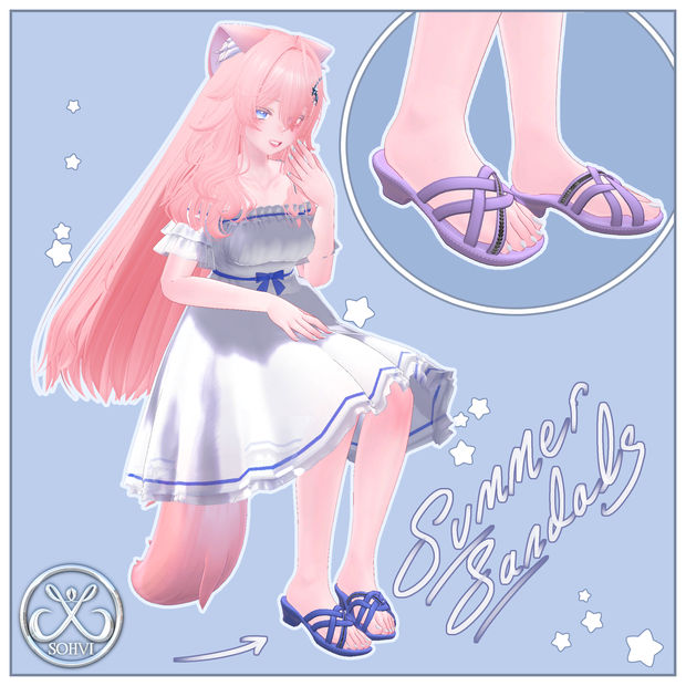 Summer Sandals for Moe 萌