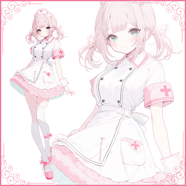 《No.6》立ち絵素材_ナース服_女の子