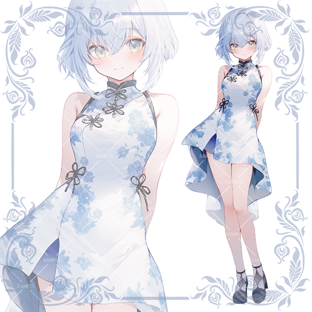 《No.10》立ち絵素材_チャイナ服_女の子01
