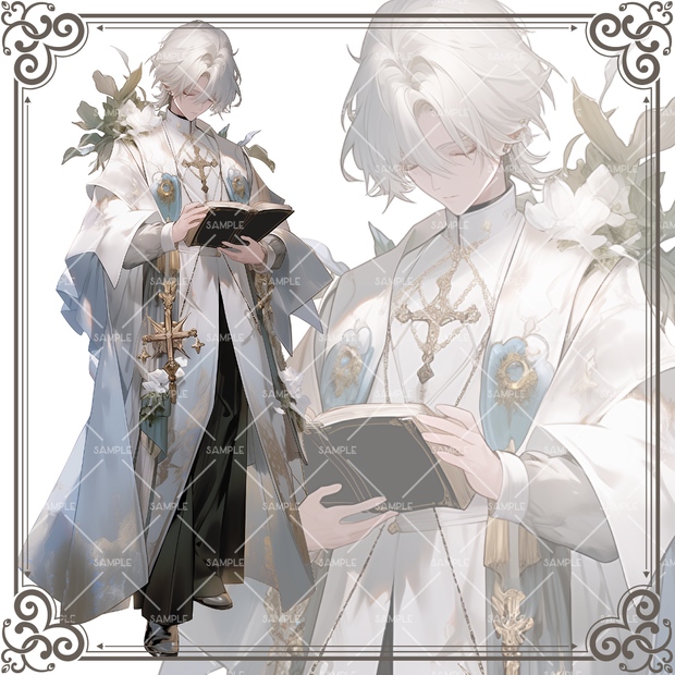 《No.12》立ち絵素材_神父_男性