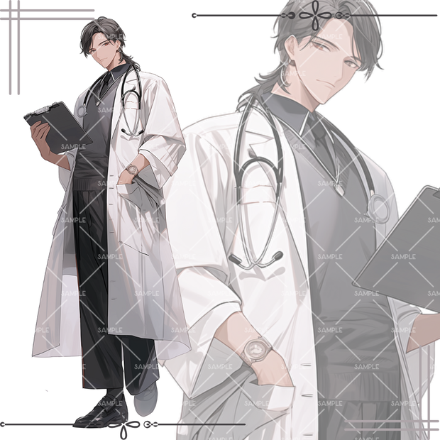 《No.22》立ち絵素材_医者_男性