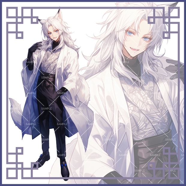 No.32》立ち絵素材_狼男_男性 - - Mimi Minette - 素材屋 - BOOTH