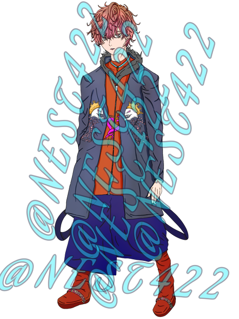 ストリート系ファッション 男性立ち絵 素材
