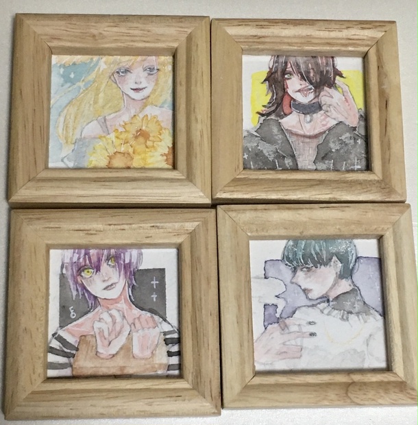 サマサマコ ミニ原画 マヅメミユキ ミニ色紙原画展「あめのちはれ」 | プラスデザール