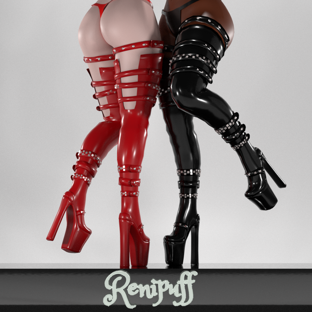 "Hot as Hell" Patform Boots