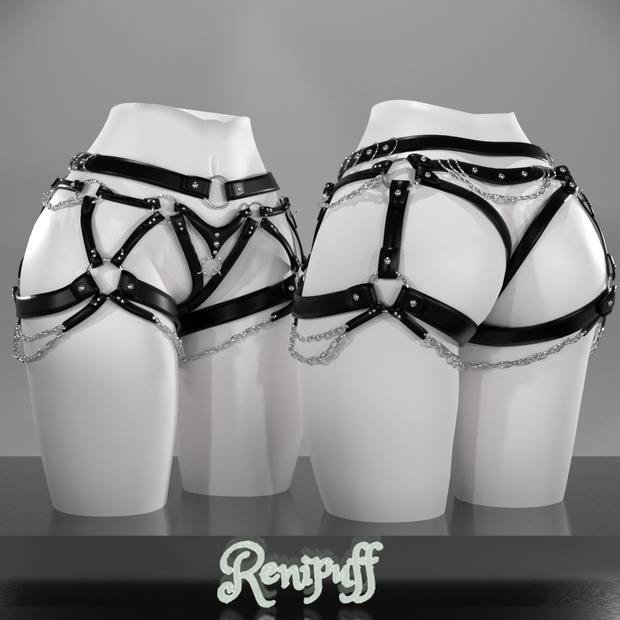 "Showing it off" Booty harness