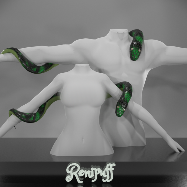 "Sinful temptation" Snake accessory