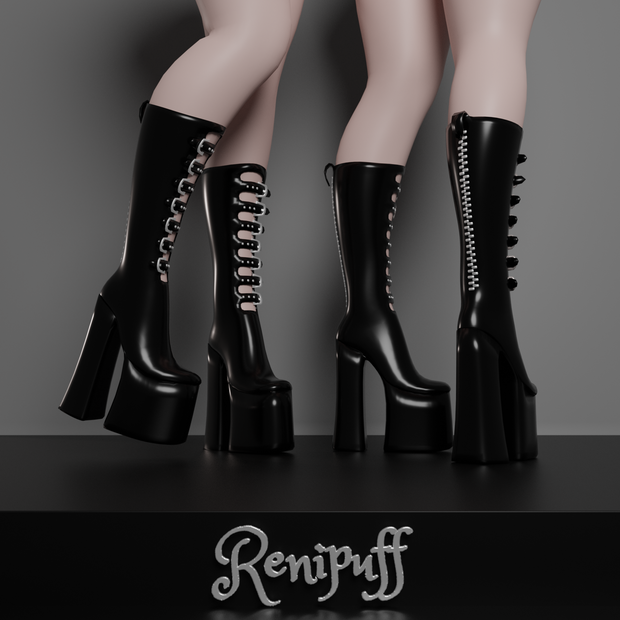 "Queen of Seduction" Platform Boots