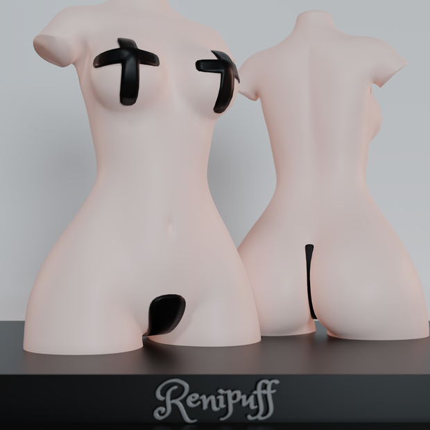 "Bold Surprise" Pasties + C-string