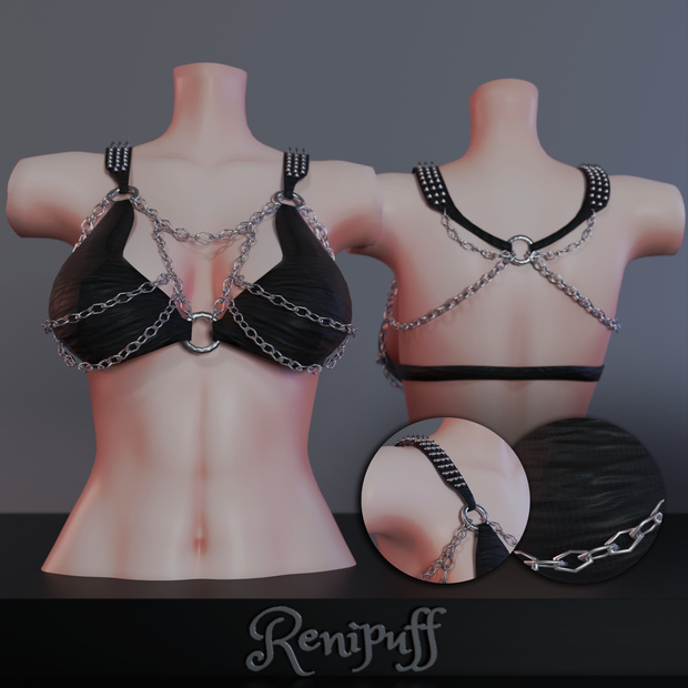 "Sweet Dark Thoughts" Bra