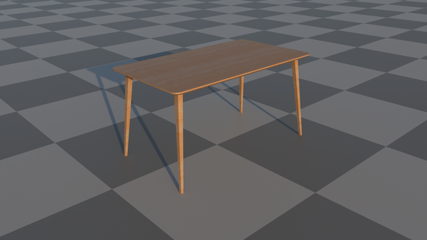 テーブル/Table 3Dモデル【無料】