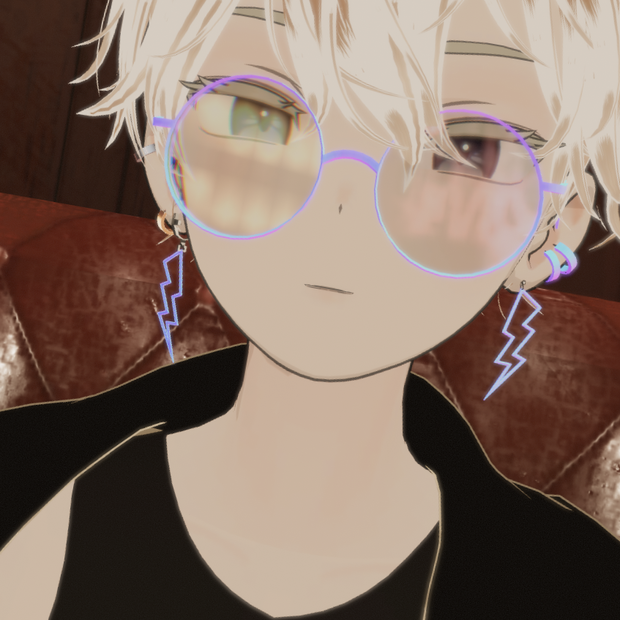稲妻のイヤリング(Lightning earing)