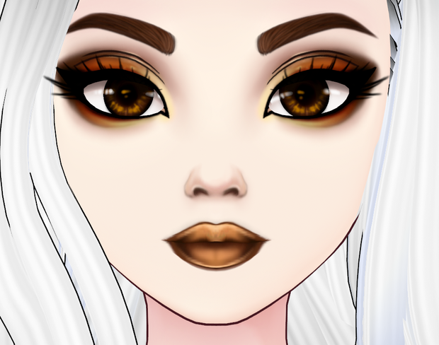 VRoid Makeup Set - Fall - Brown - Neutral - Halloween