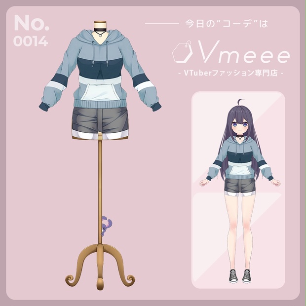 CasualHoodie カジュアルフード【Vtuber Fashion Vmeee No.014