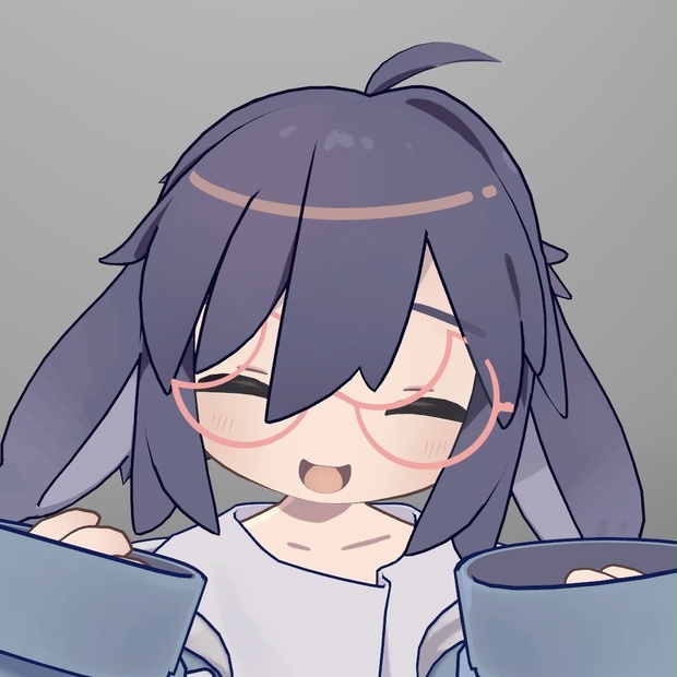 【無料】月の形の眼鏡