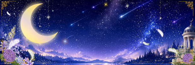 幻想ヘッダー素材 Vol.1 ～Moonlight Dream～