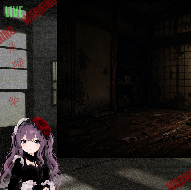 Japanese Horror Overlay Pack - Red