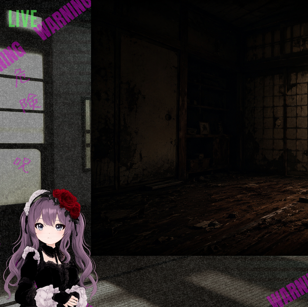 Japanese Horror Overlay Pack - Purple