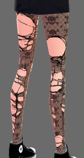 Gothic stockings texture