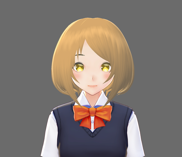 【vroid】エアリーボブヘアー　前髪 計４種【ヘアプリセット】