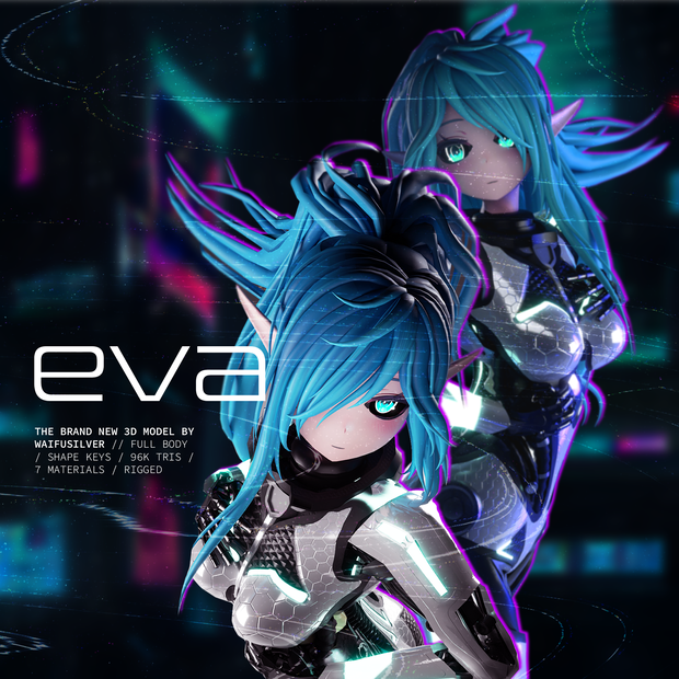 VRChat Body "Eva" VRChatキャラクター素体「エヴァ」
