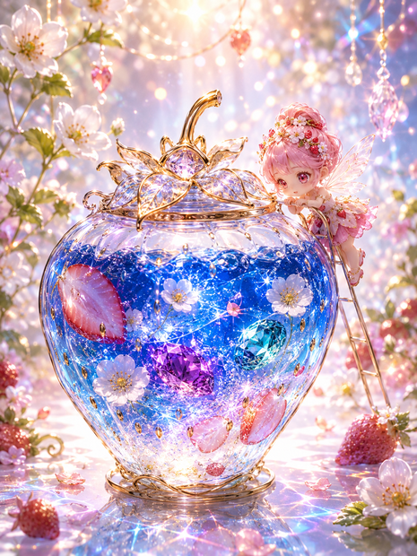 幻想蒐集館の断章：苺の宝珠と妖精の祈り