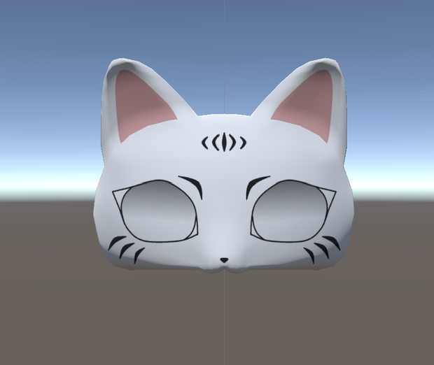 ねこの仮面【3Dモデル】