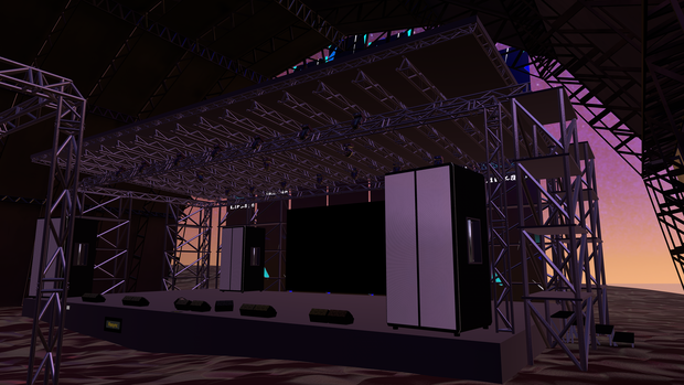[3Dmodel] live stage set