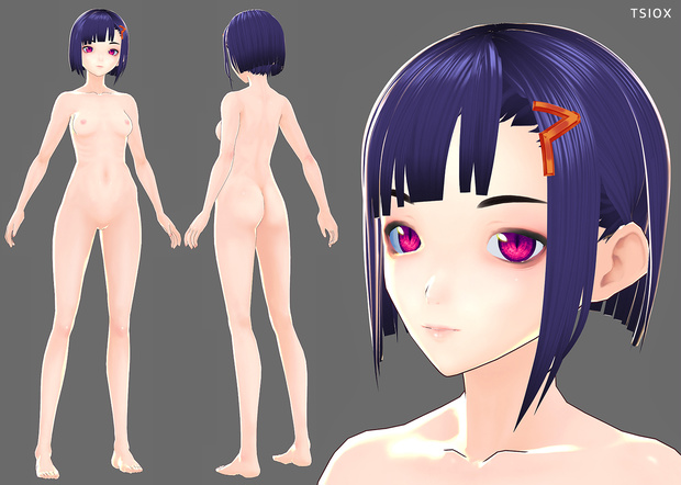 【BETA】(女) 肌テクスチャ【VRoid】