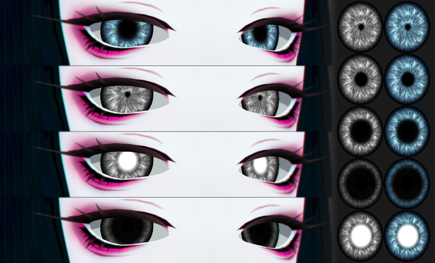 【無料】リアルな目【VRoid】Realistic Eyes 瞳【Free】